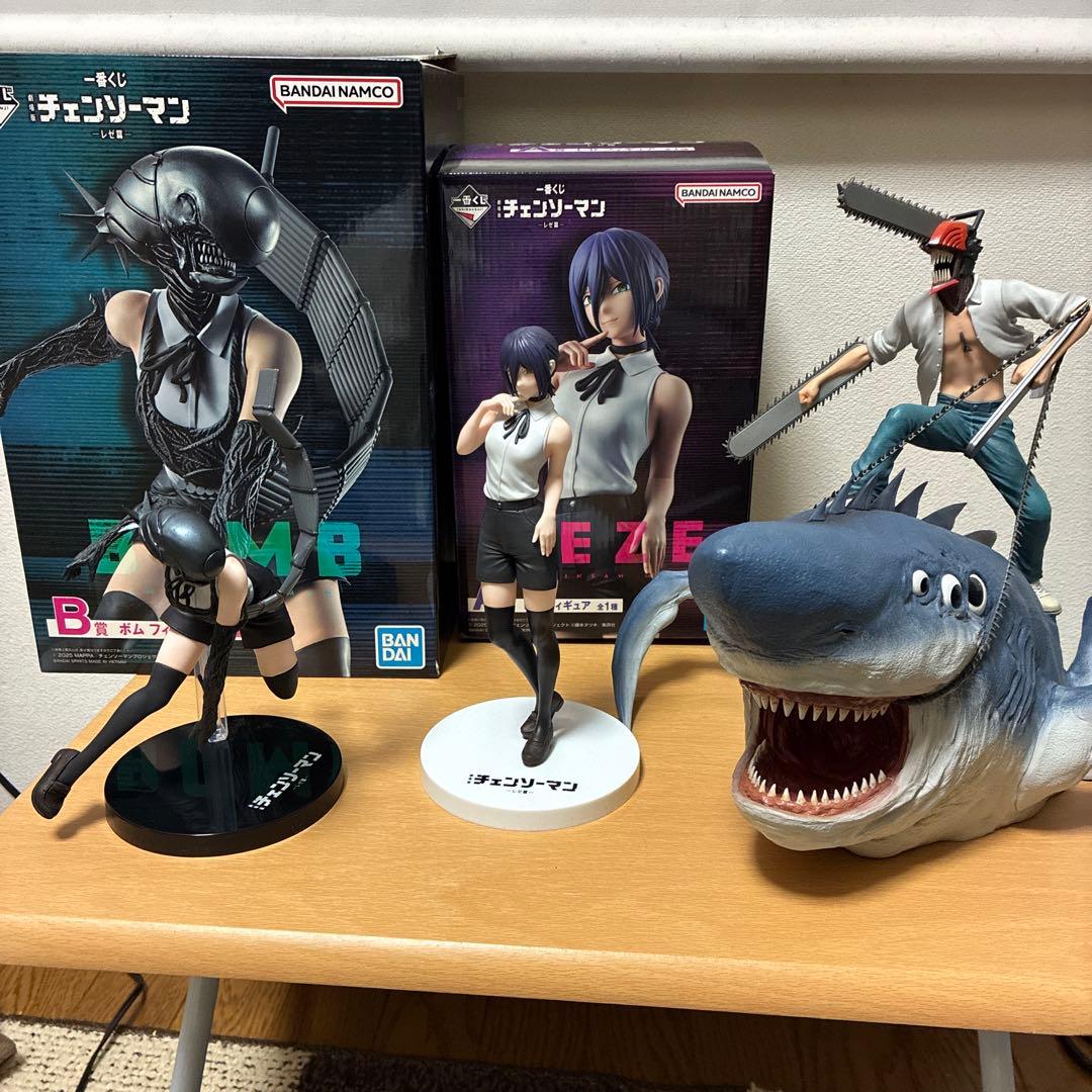チェンソーマン 一番くじフィギュア デンジ レゼ ボム - メルカリ