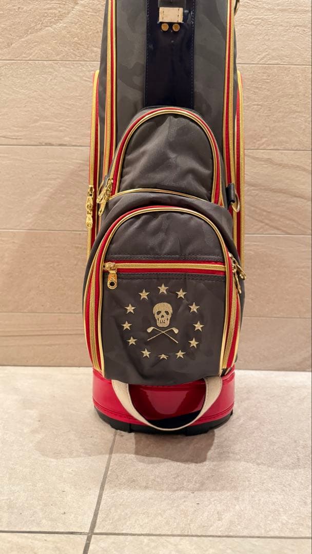 生産終了稀少カラー】マークアンドロナ キャディバッグ トリコロールカラー