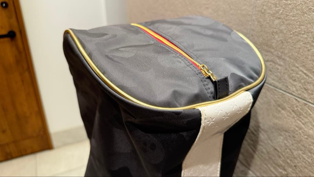 生産終了稀少カラー】マークアンドロナ キャディバッグ トリコロールカラー