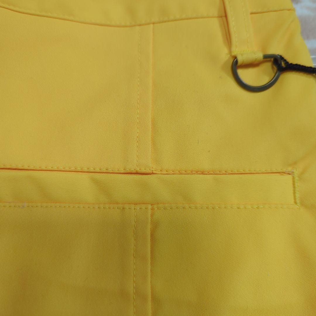 V12 ゴルフ レディース スカート インナーパンツ ロゴスカート 黄色 M