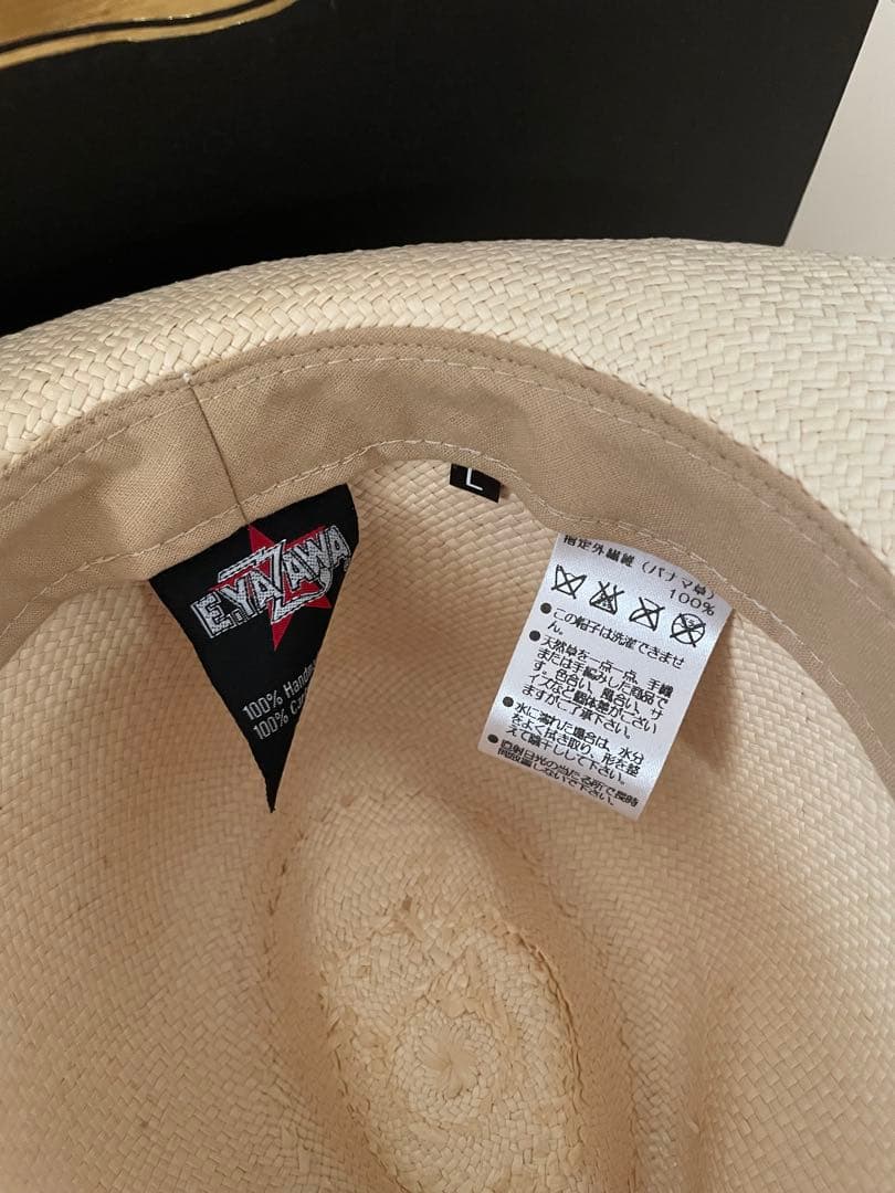 ひ*食様 矢沢永吉さん　パナマハット　 Lサイズ