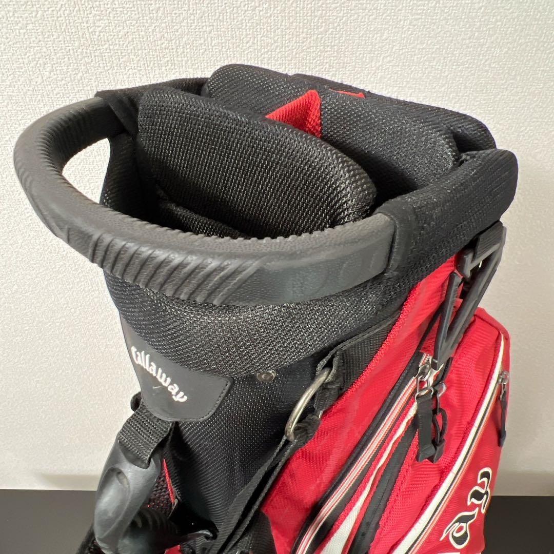 キャロウェイ スタンド式キャディバッグ レッド Callaway ゴルフバッグ
