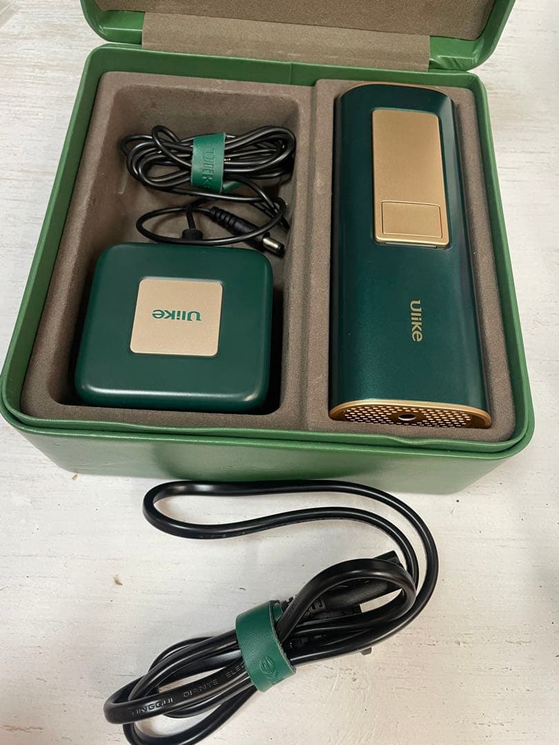Ulike 脱毛器 グリーン ケース付き - メルカリ