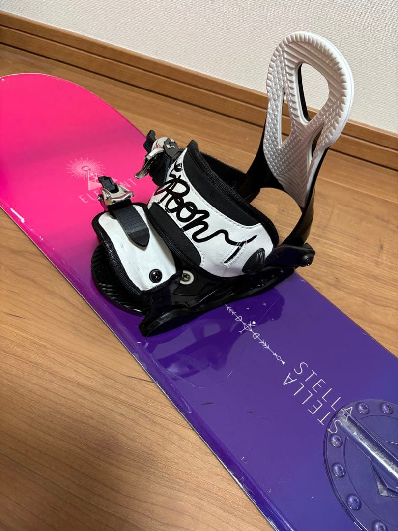 ELEMENT GIRLS STELLA スノーボード ビンディング付き