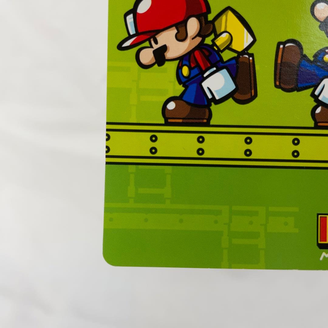 非売品 レア　マリオvsドンキーコング カードe とびおりちゅうい