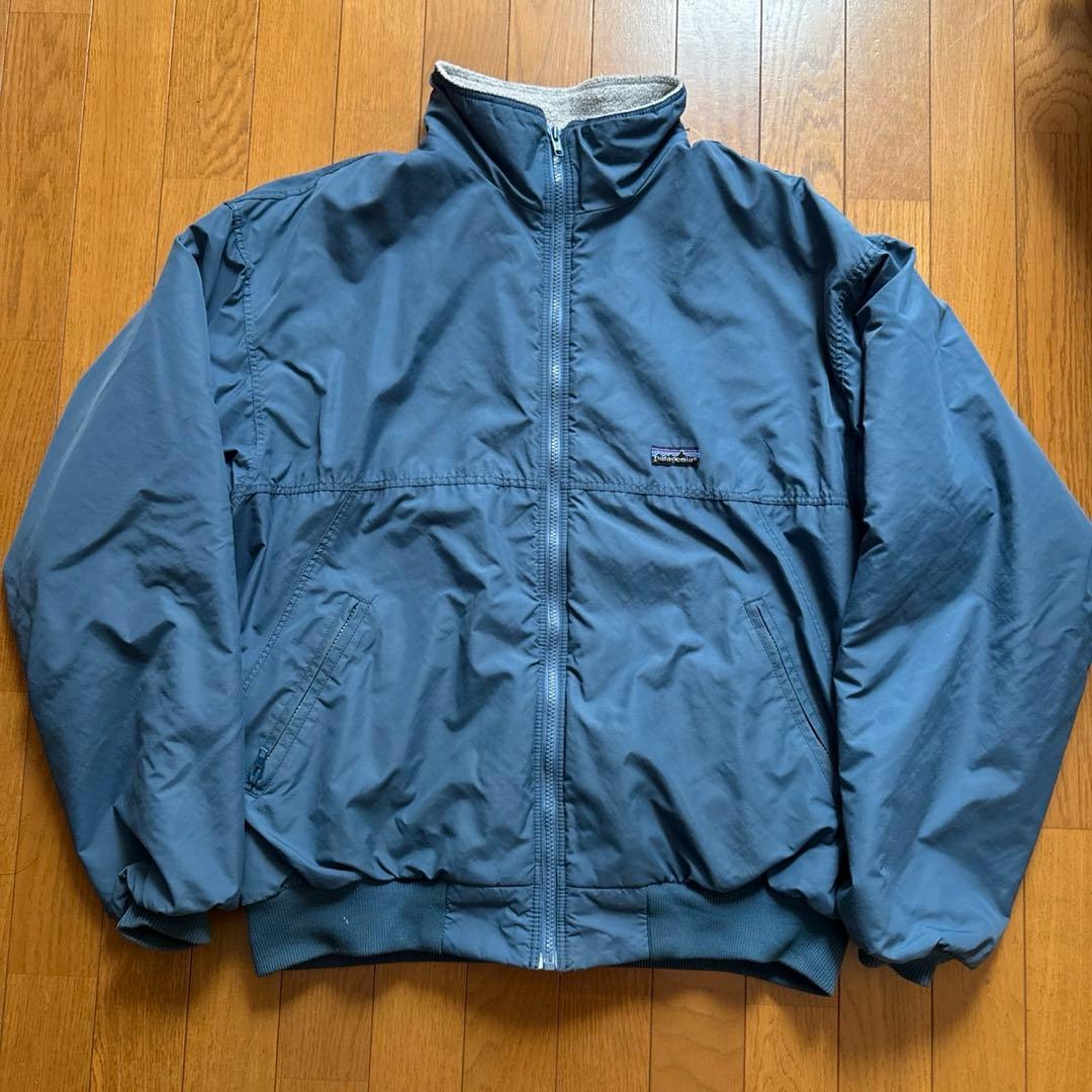 カ*ル様 シェルドシンチラジャケット　ダークネイビー　希少　XL 80s USA Mint XL 80s 三角タグ USA Shelled Synchilla Jacket Patagonia