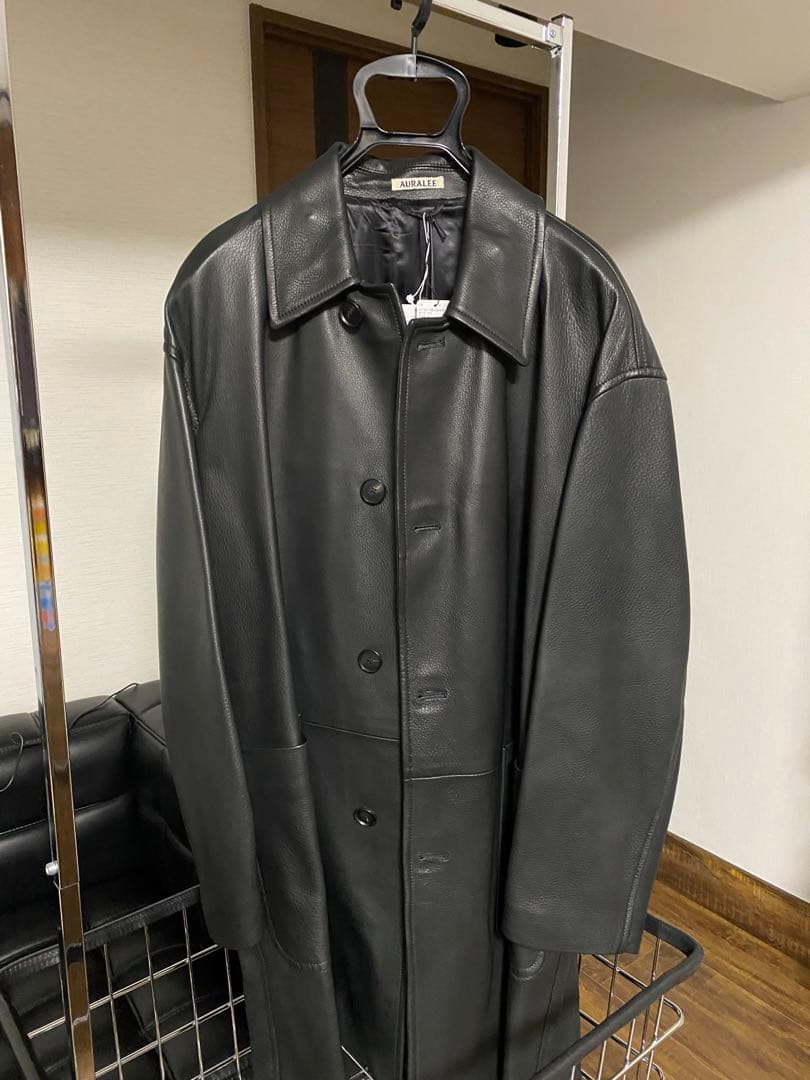 新品希少AURALEEオーラリーESTNATION別注レザーコートジャケット