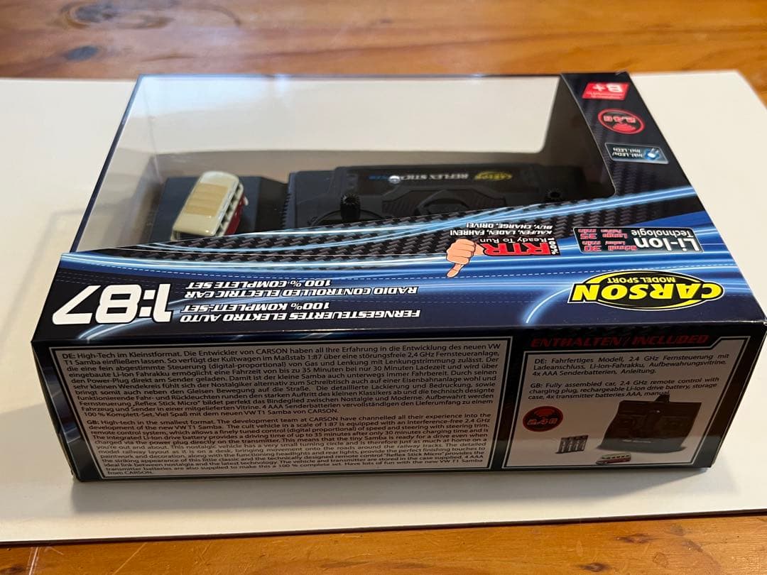 CARSON RTR ラジコンカー 1/87ワーゲンバス