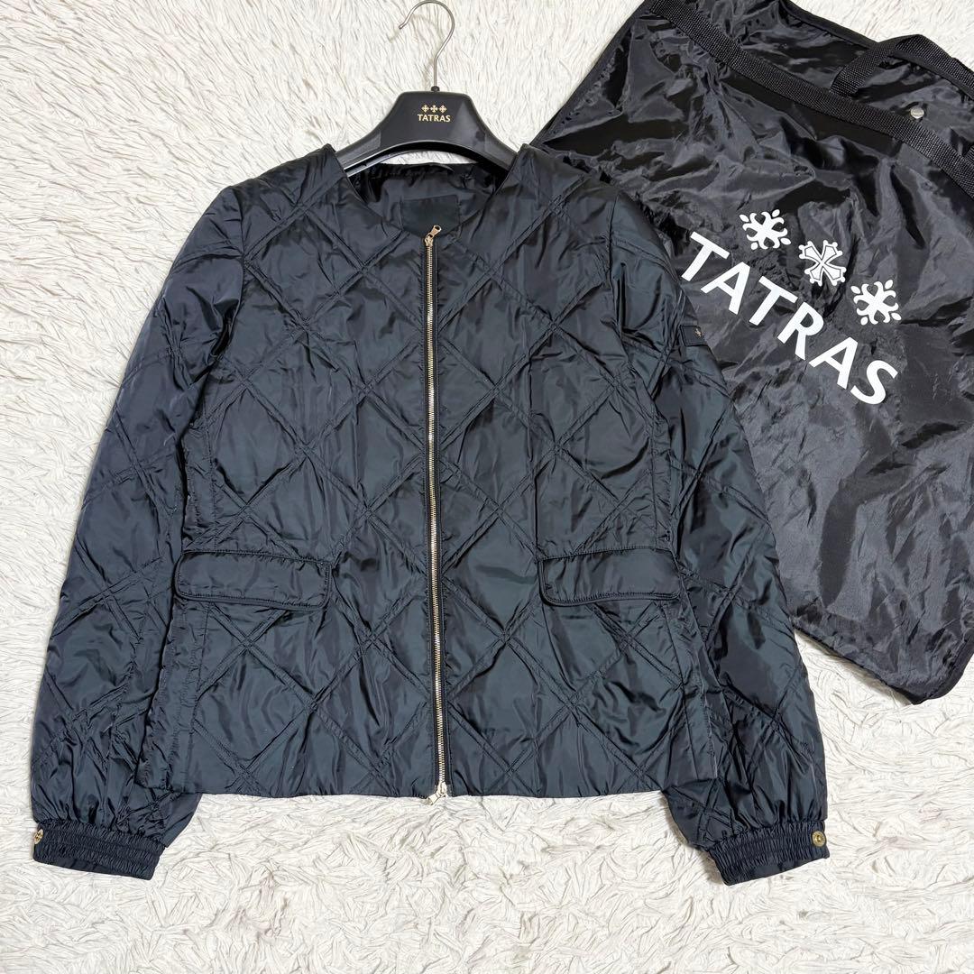 極美品✨TATRAS CERCIDIA ダウンジャケット キルティング 黒 03 TIME SALE] TATRAS タトラス TIEON ティオン キルティング ミリタリー