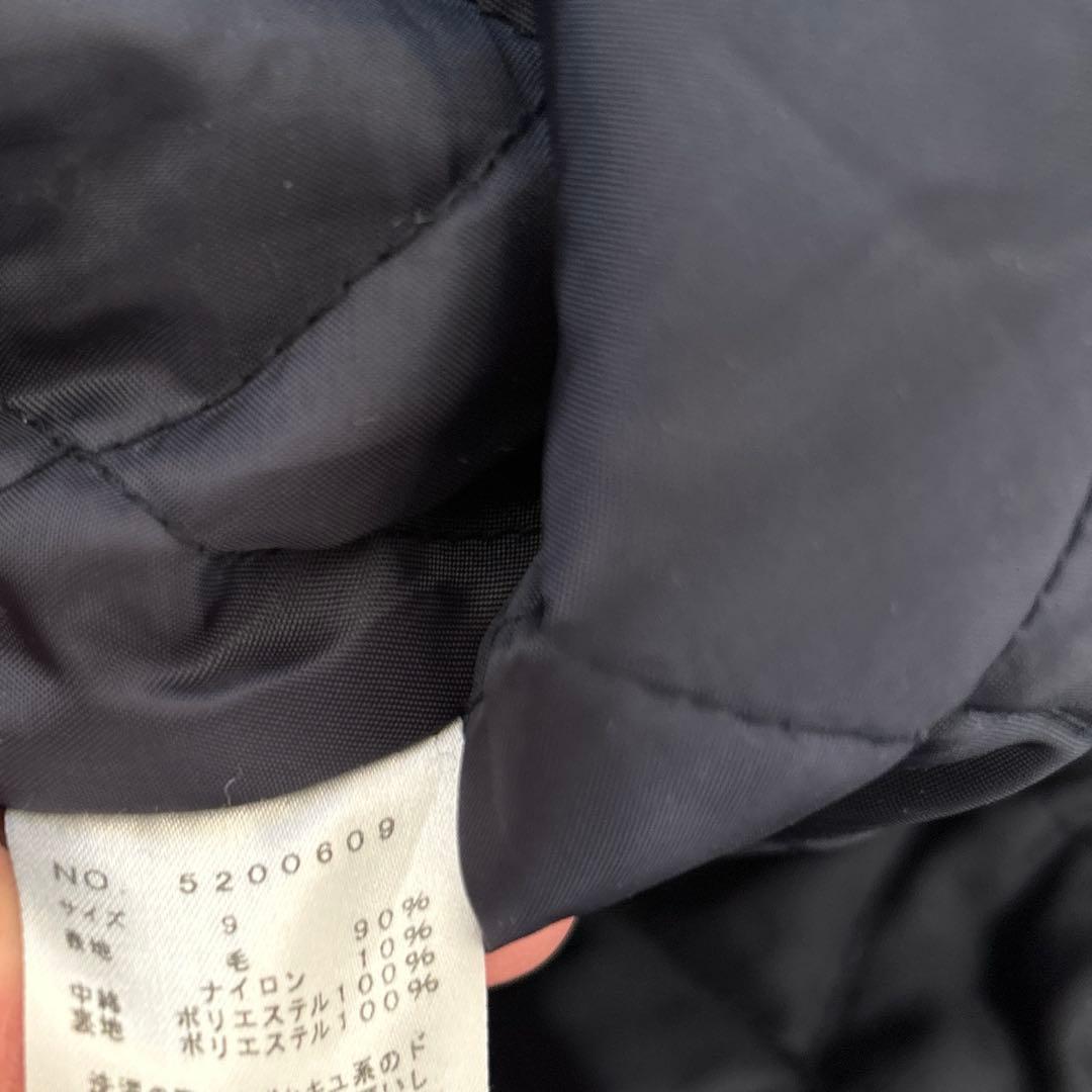 ネイビー ダッフルコート ウール混紡 イーストボーイ 9号 - メルカリ