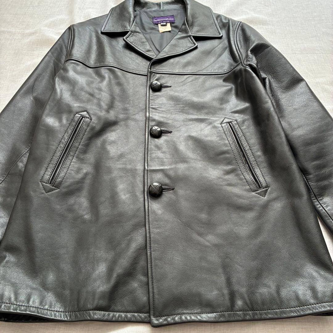 Provincetown Players ネペンテス レザーカーコート【USA製 - メルカリ