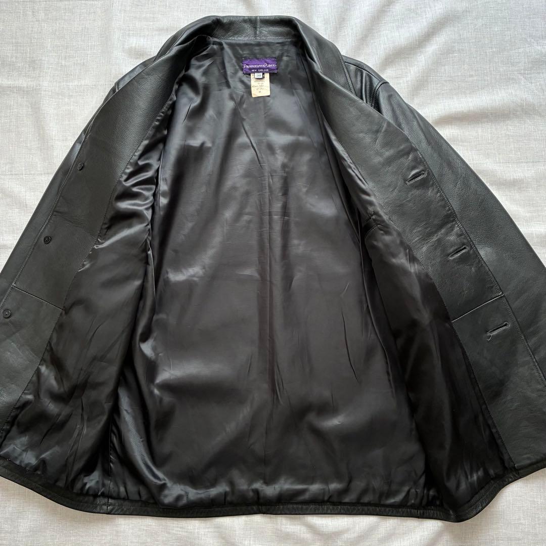 Provincetown Players ネペンテス レザーカーコート【USA製 - メルカリ