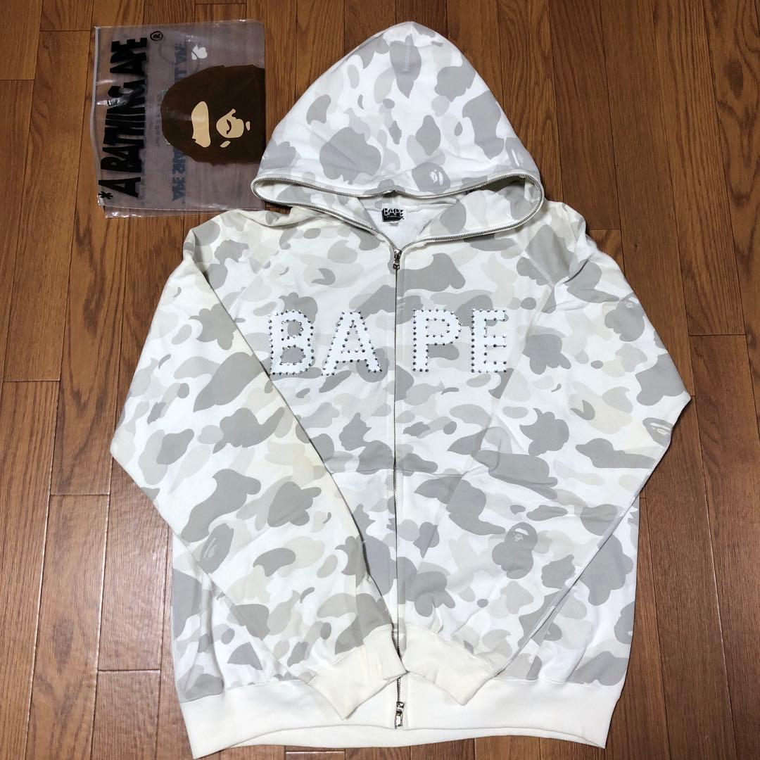 A BATHING APE アベイシング エイプ ラインストーンパーカー - メルカリ