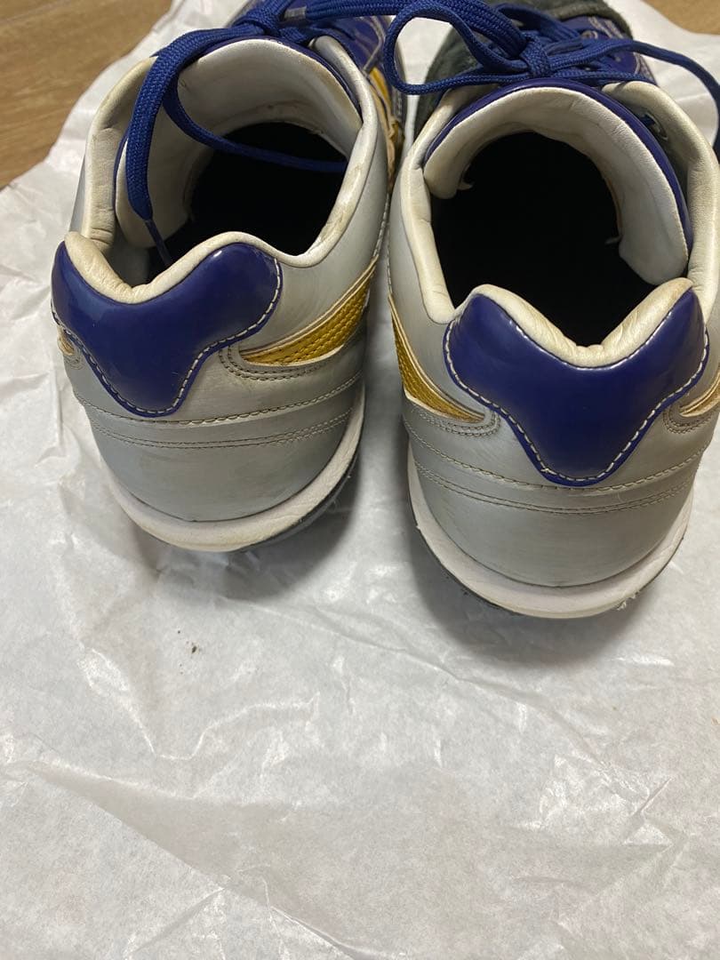 ASICS オーダースパイク 27.0cm ネイビー/ゴールド