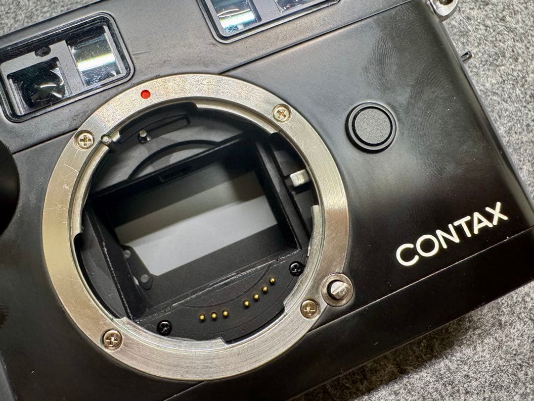 超美品】CONTAX G2 ブラック+本革カメラケース+ケーブルスイッチ