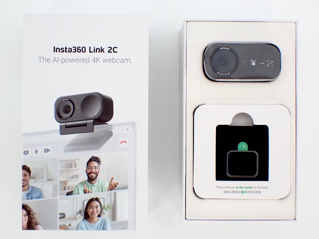 Insta360 Link 2C 4Kウェブカメラ Amazon.com: Insta360 Link 2C - 4K Webcam for PC/Mac, 1/2