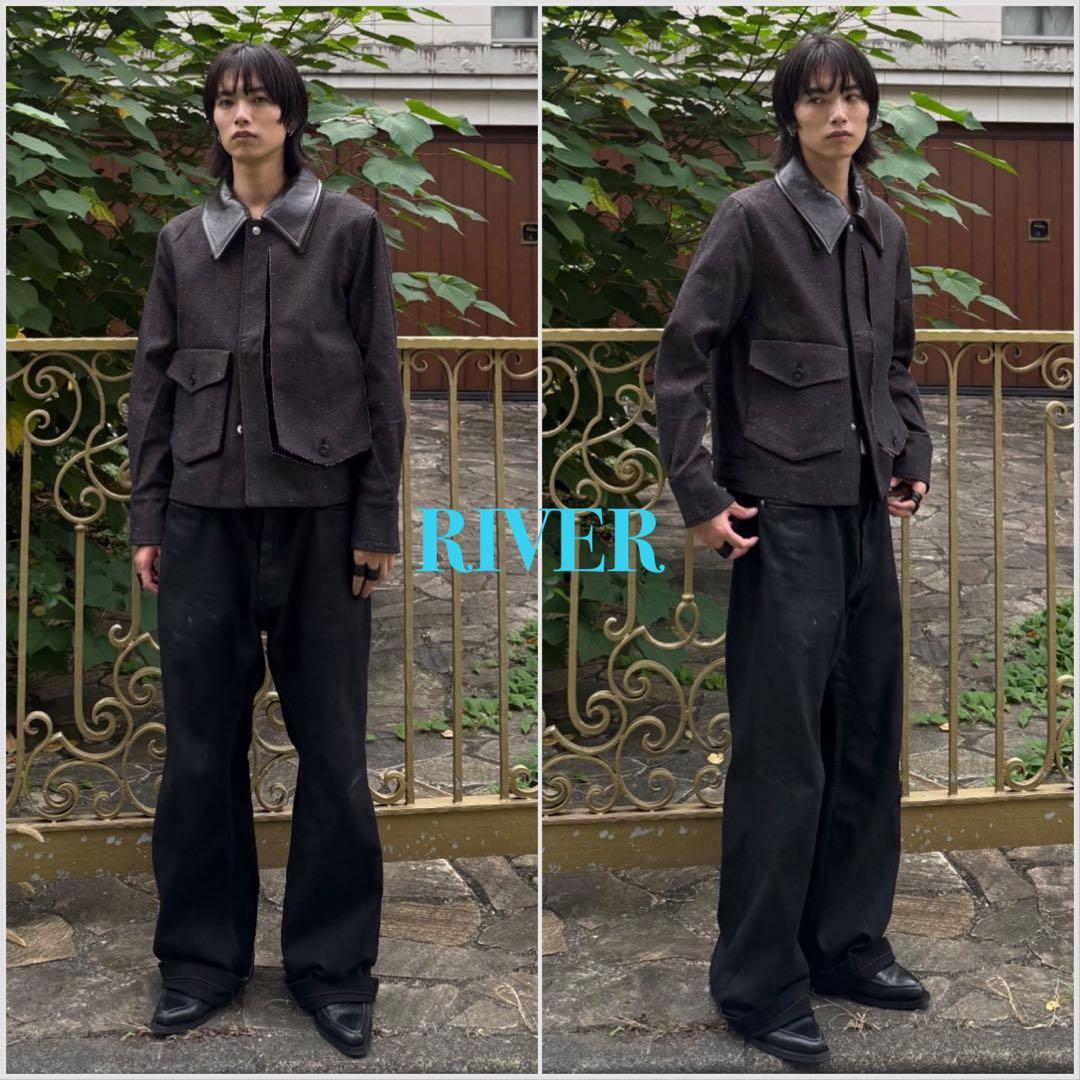 NULLUS】25AW PEELED OFF JACKET IN BROWN - メルカリ