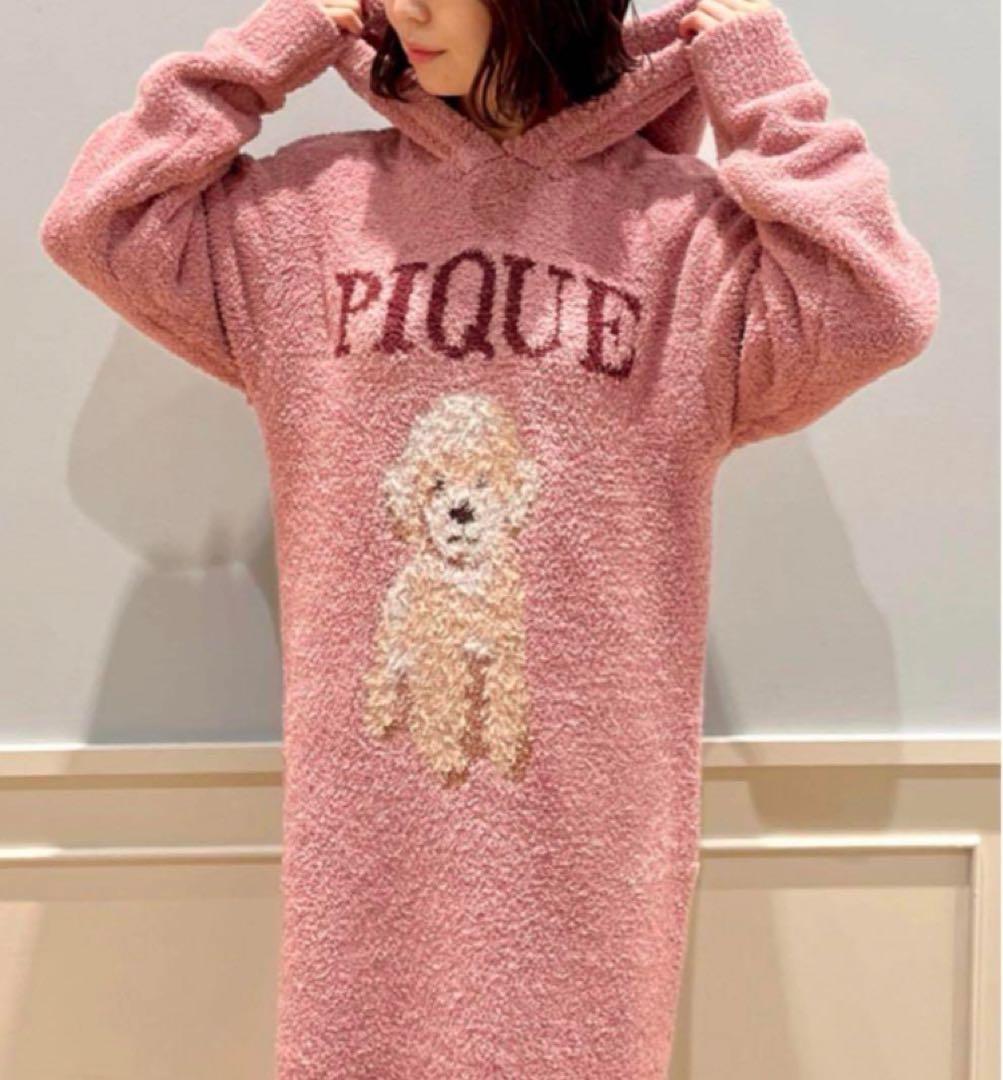 新品タグ付き☆ジェラートピケ トイプードルジャガードワンピース