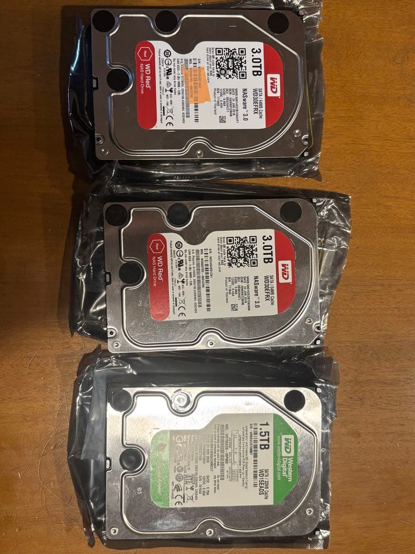 k*h様 WD 3TB & 1TB 内蔵型ハードディスクドライブ　RED Gre Amazon | Western Digital HDD 1TB WD Red NAS RAID 3.5インチ 内蔵HDD