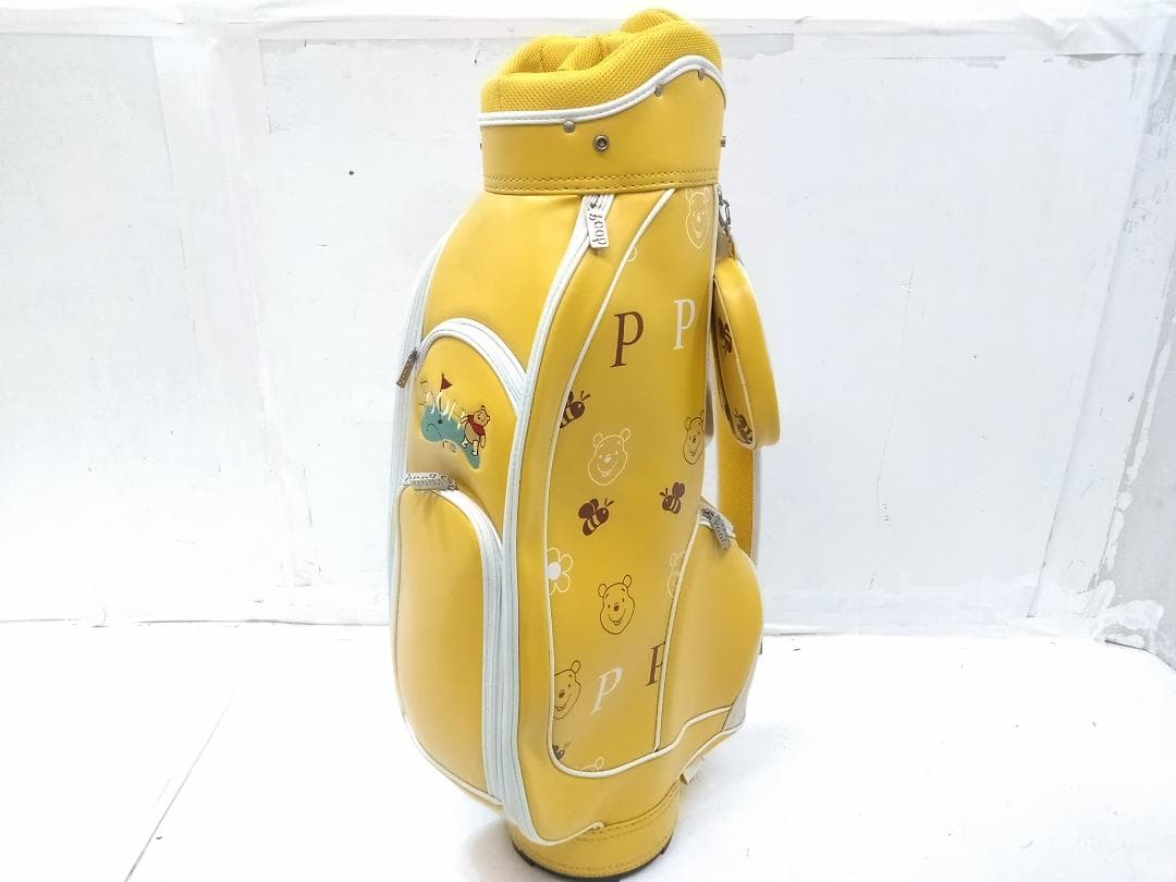 稀少 ディズニー プーさん キャディバッグ 8.5型 ヘッドカバー付