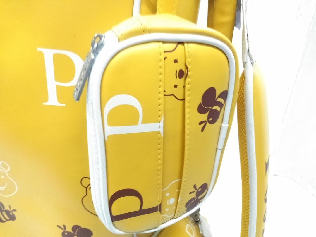 稀少 ディズニー プーさん キャディバッグ 8.5型 ヘッドカバー付