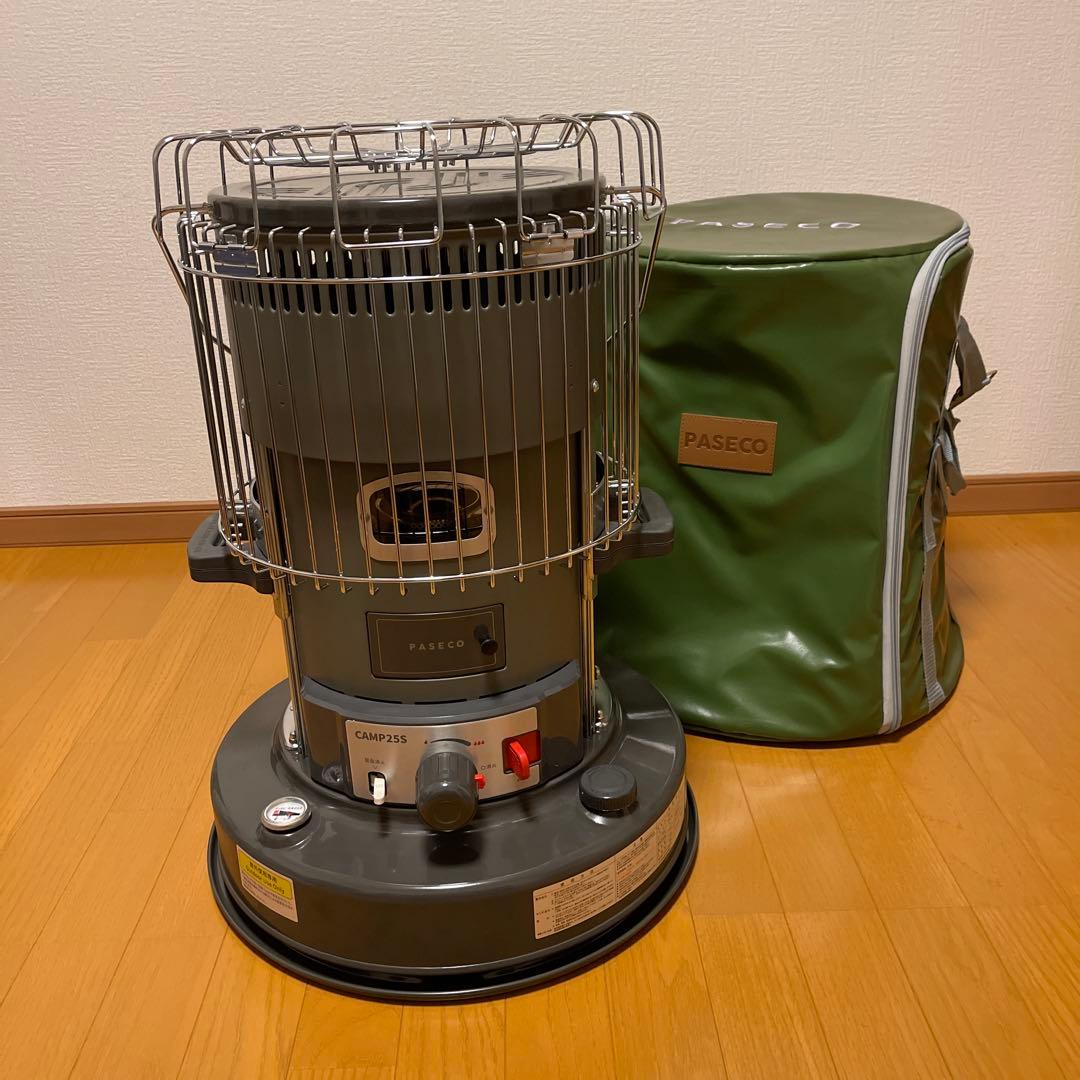 PASECO(パセコ) 対流形石油ストーブ CAMP-25 専用カバー付き - メルカリ