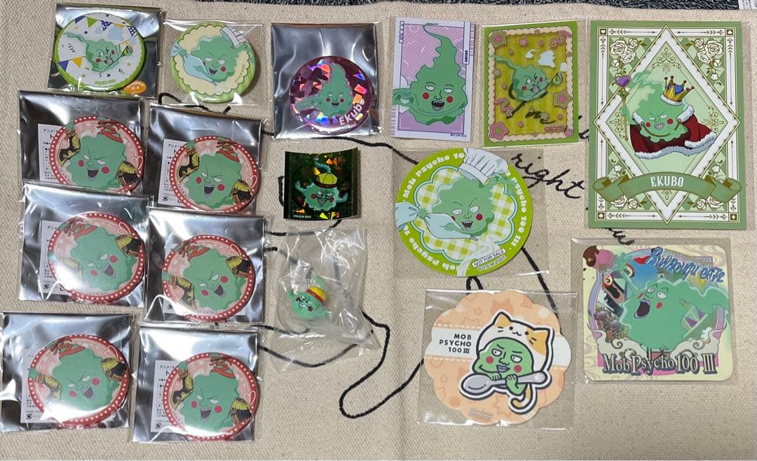 【最終価格】モブサイコ100 グッズまとめ売り エクボ テル 芹沢 ショウ