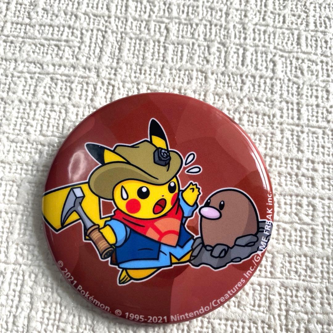 限定品】ポケモン化石博物館 ピカチュウメダル ピカチュウピンバッジ