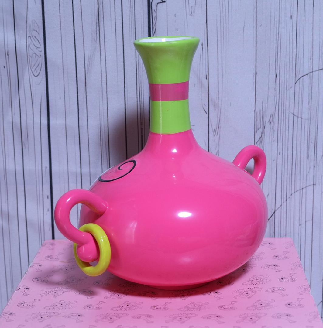 22㎝ハクション大魔王 壺 花瓶 陶器 あくびちゃん（大）