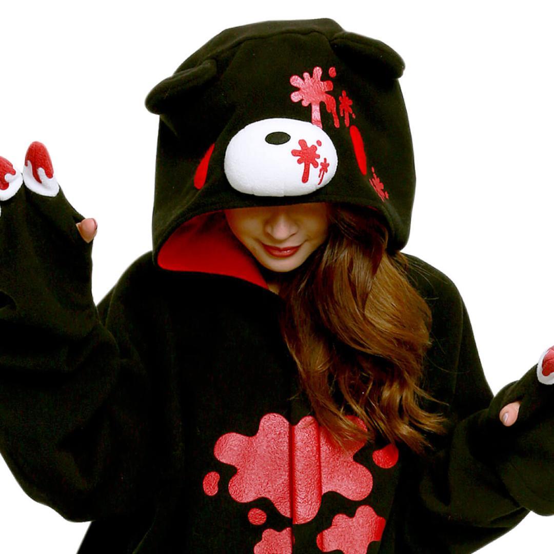 新品 グルーミー GLOOMY 着ぐるみ ルームウェア 黒 パジャマ - メルカリ