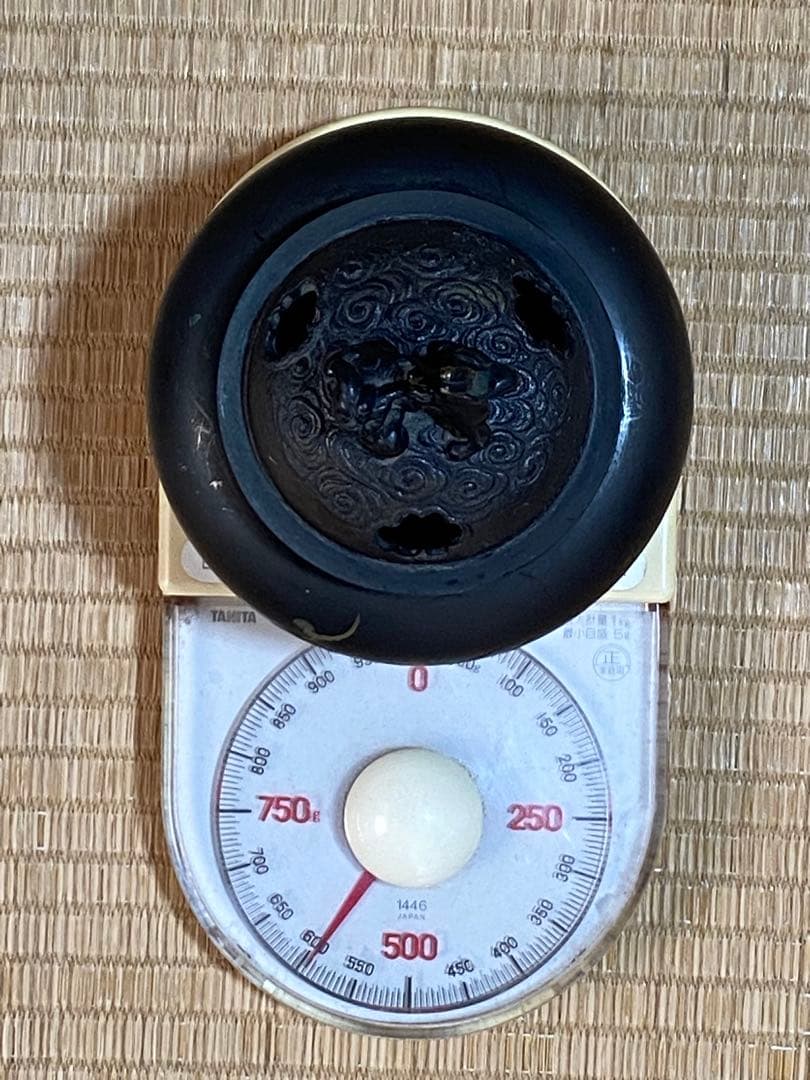 ♢獅子飾り 三足香炉 ？高岡銅器 銅製 唐金 香道具 置物 飾り 骨董