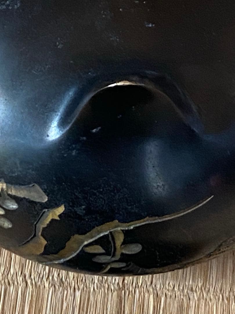 ♢獅子飾り 三足香炉 ？高岡銅器 銅製 唐金 香道具 置物 飾り 骨董