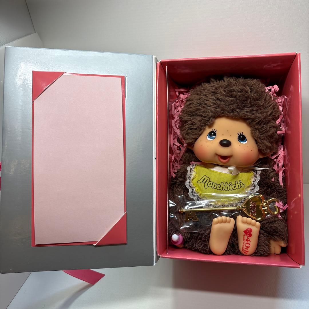 新品 2014年発売40周年記念 プードルボア 男の子 モンチッチ 429