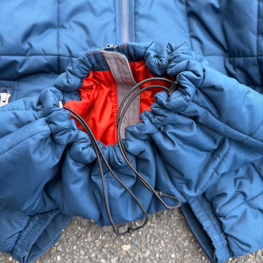 コロンビア hooded puffer jacket ブルー テック city - メルカリ