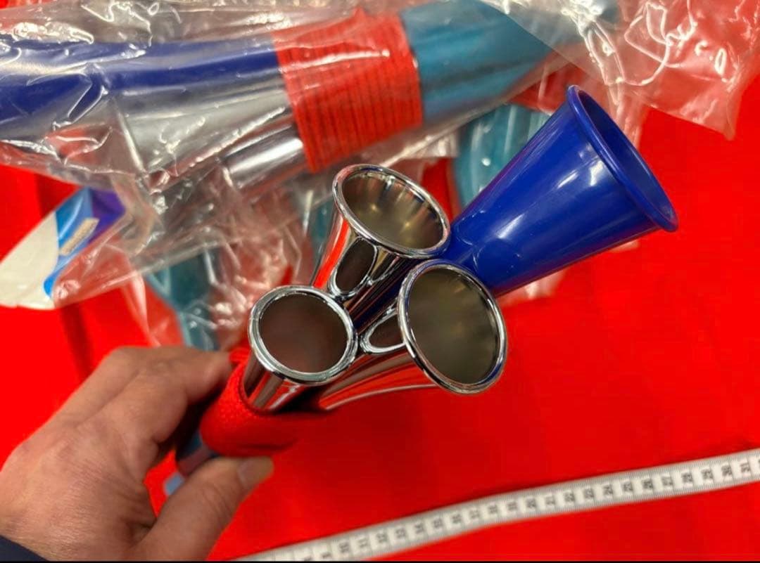 希少品] 激レア ミズノ 応援グッズ チアホーン 4連 新品未使用※値下げ