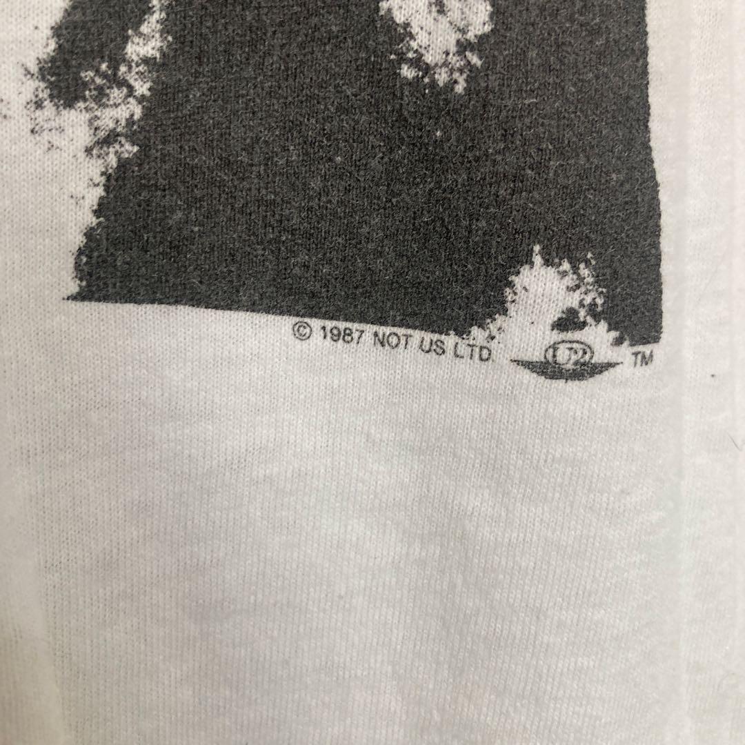 80s USA製 U2 バンドTシャツコピーライト 1987 シングルステッチ