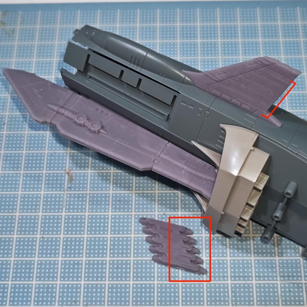 1/1000 アンドロメダ改造パーツ A