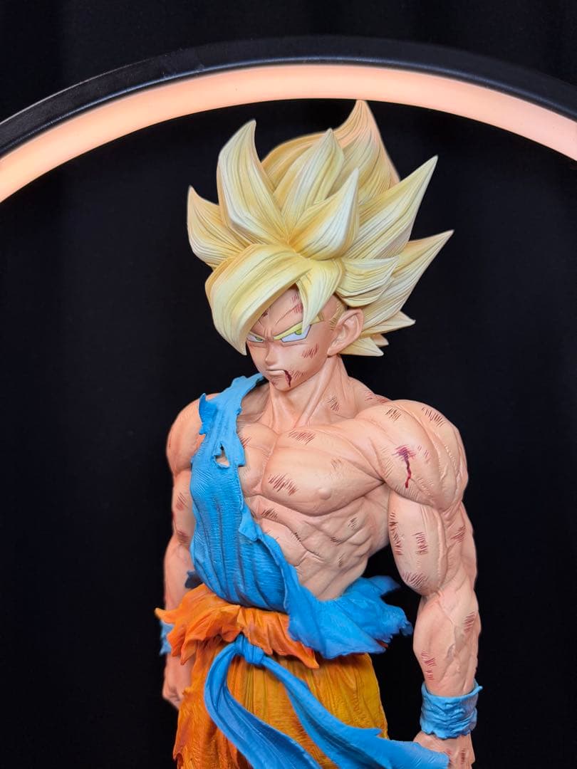 ドラゴンボール SMSP 孫悟空 フィギュア リペイント SMSP孫悟空 モノクロver. #ドラゴンボール #フィギュア #フィギュア