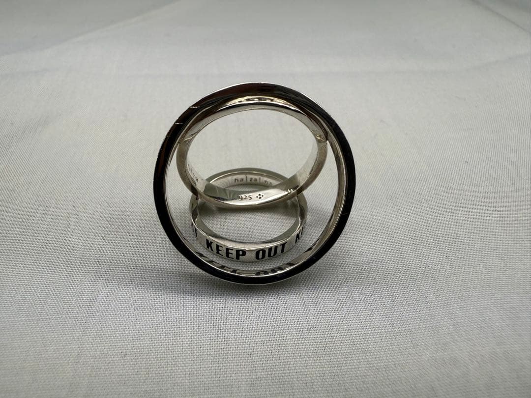 は*こ様 hazamaハザマ絶対不可侵の三連リング 925