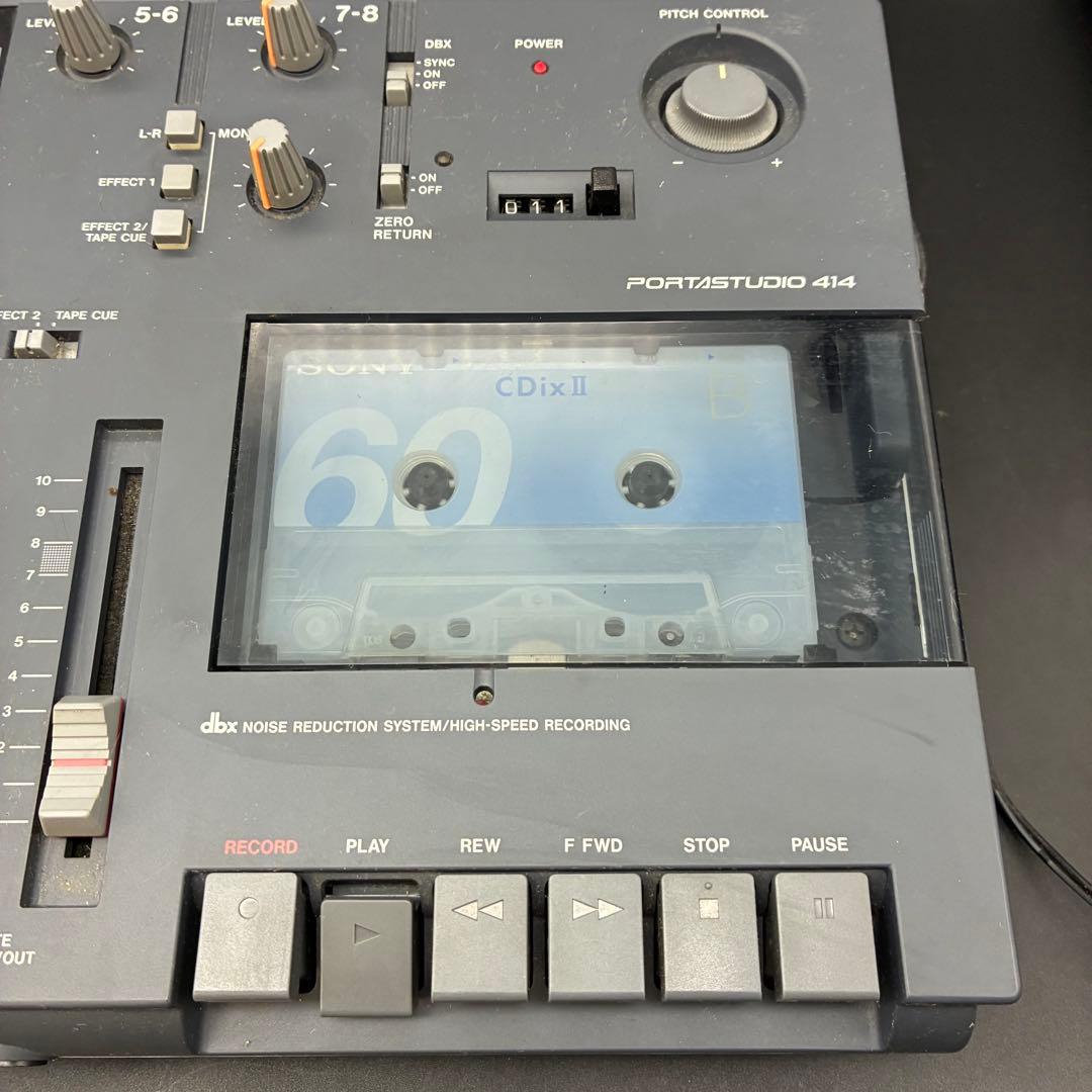 動作確認済】カセットMTR TASCAM PORTASTUDIO 414 - メルカリ