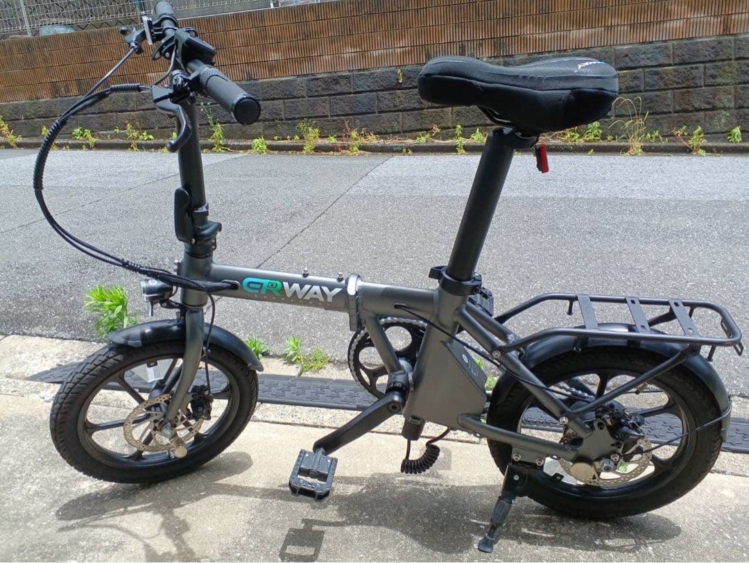 電動アシスト自転車　ERWAY A01 折りたたみ自転車 折りたたみ電動アシスト自転車 ERWAY A01 ブラック [20インチ /7段変速