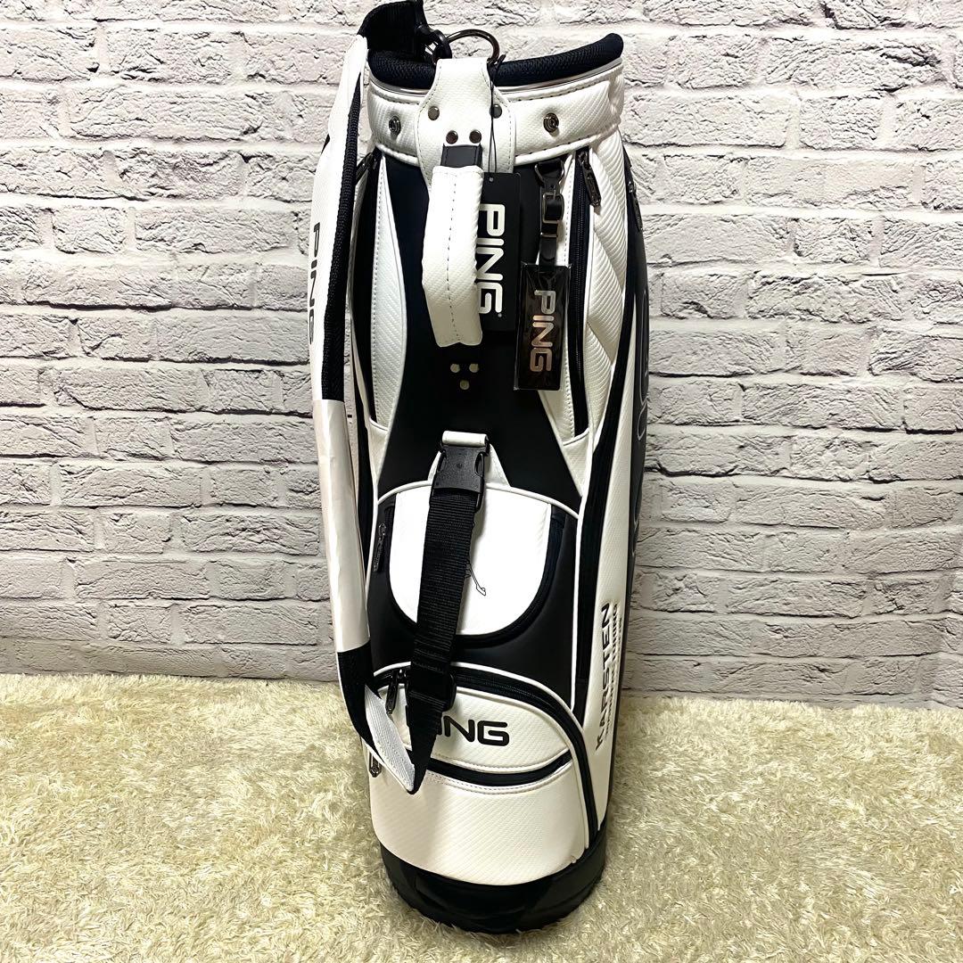 新品】ピン キャディバッグ PING ブラック ホワイト ゴルフ - メルカリ