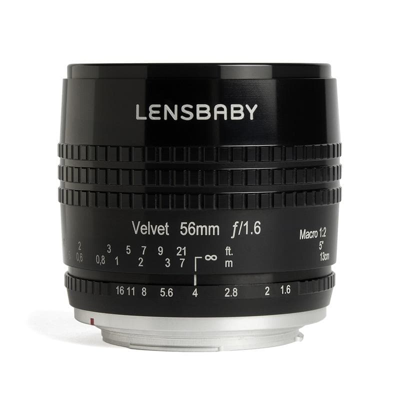 15258E ★新品★ レンズベビー 56mm F1.6 LENSBABY Lensbaby Velvet 56mm f/1.6 Lens with Copper Rings on sale for