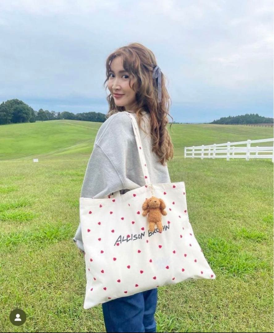 紗栄子 アリソンブラウン ハート トートバック 美品 - メルカリ