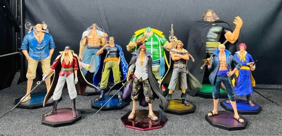 ワンピース 赤髪海賊団 9人 シャンクス無しPOP フィギュア ガレージ