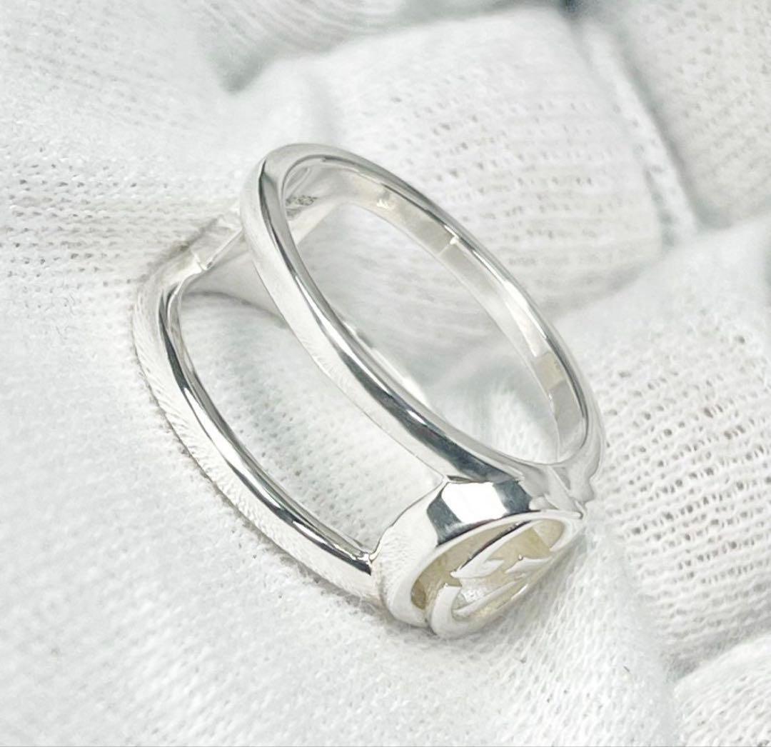 極美品‼️GUCCI 指輪 インターロッキングワイドリング 11号 - メルカリ