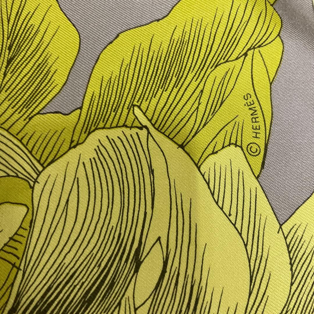 エルメス プチスカーフ ガヴロッシュ レア柄❣️「イリスのエチュード」