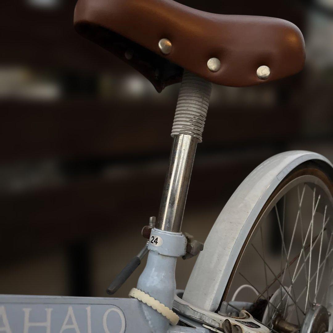 MAHALO シティバイク ライトブルー 前カゴ付き 24インチ - メルカリ