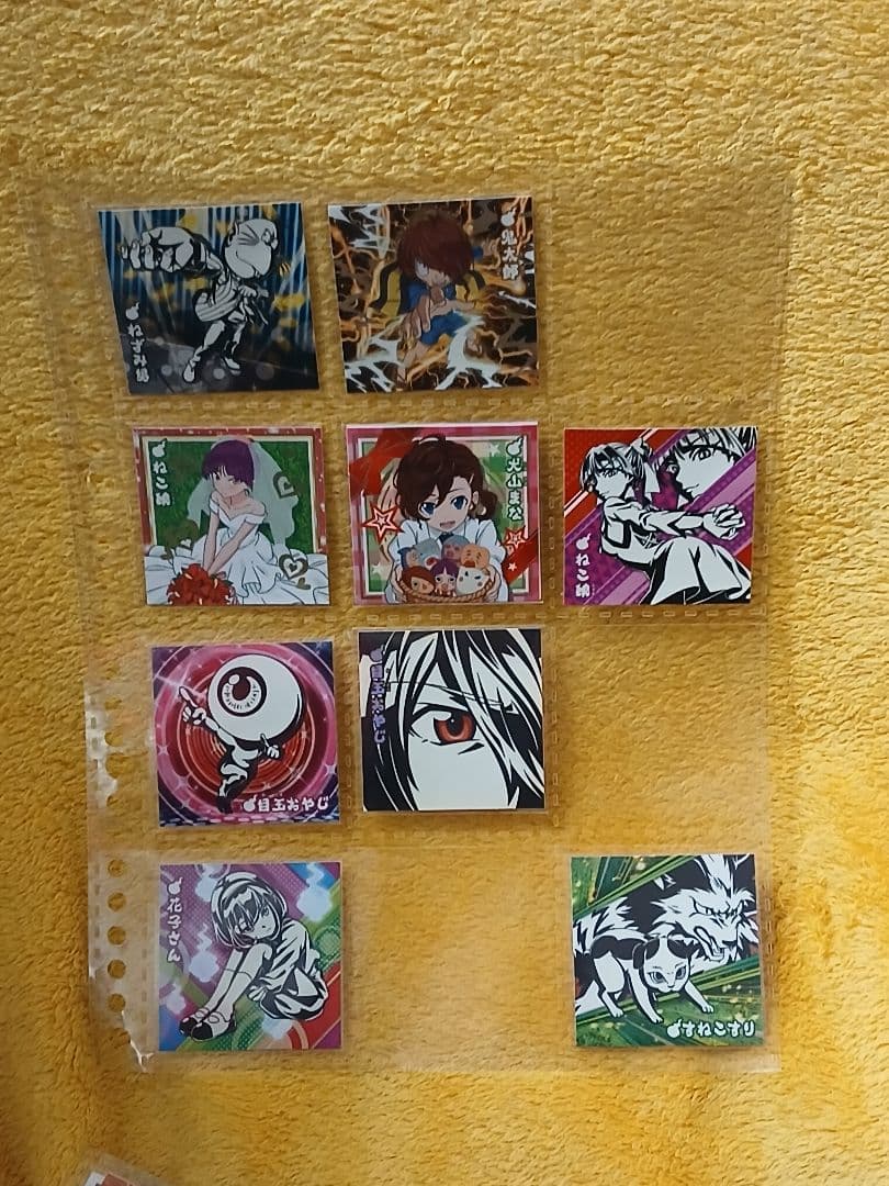 ゲゲゲの鬼太郎 人魂グミ シール ゲゲゲの鬼太郎 ねこ娘 犬山まな アニエス 他