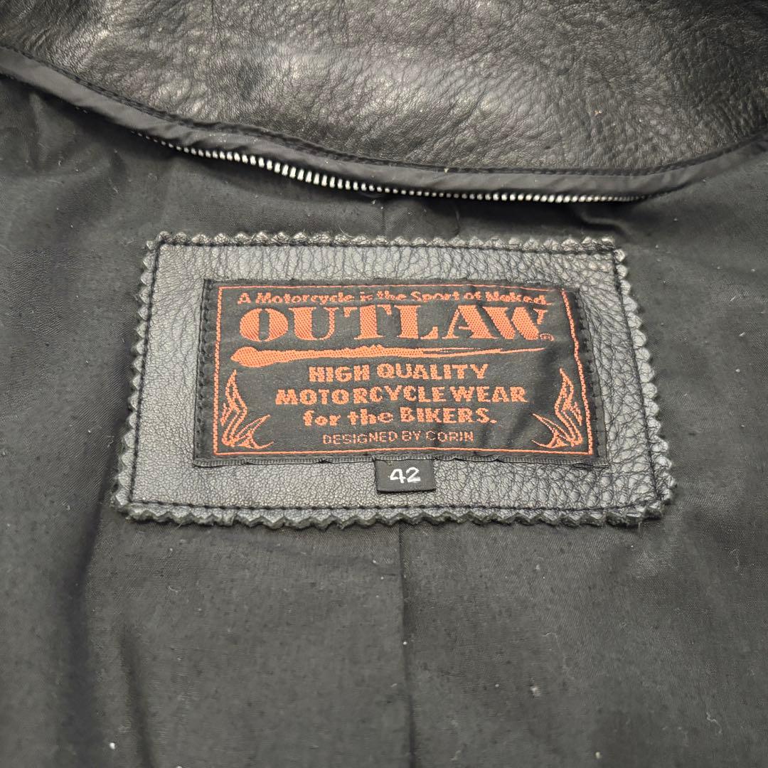 OUTLAW シングルライダース ブラック 42 - メルカリ